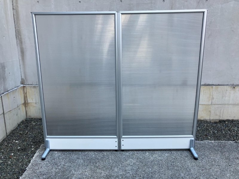 Zパネル　ポリカーボネイト　W900+900/H1600㎜　2枚組　中古_1