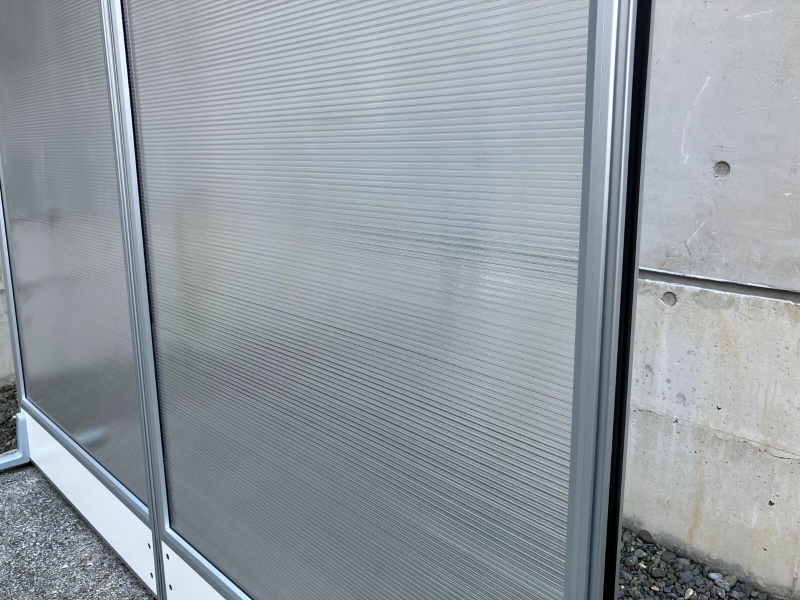 Zパネル　ポリカーボネイト　W900+900/H1600㎜　2枚組　中古_4