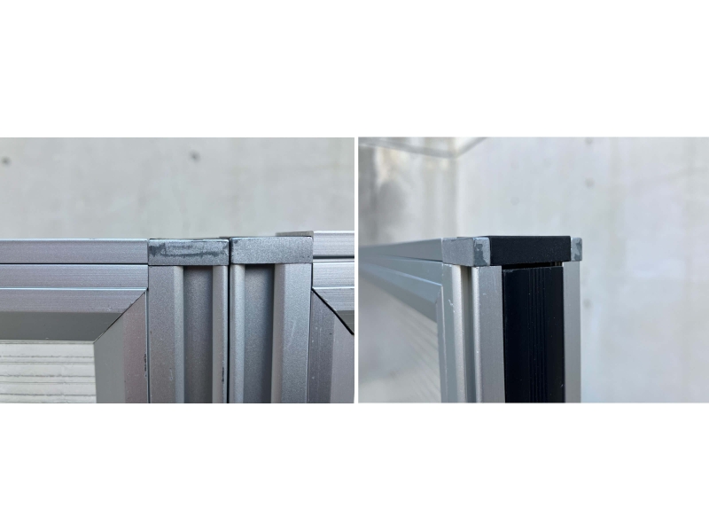 Zパネル　ポリカーボネイト　W900+900/H1600㎜　2枚組　中古_7