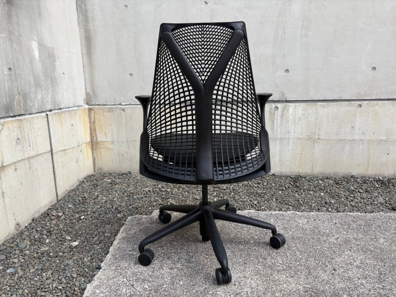 セイルチェア　アジャスタブルアーム付き　ブラック　中古_1