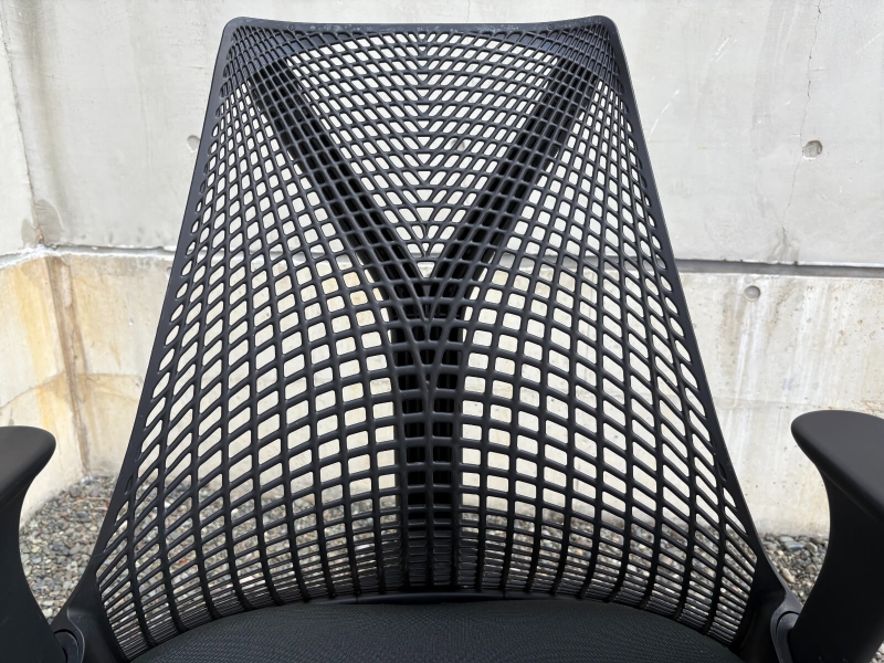 セイルチェア　アジャスタブルアーム付き　ブラック　中古_3