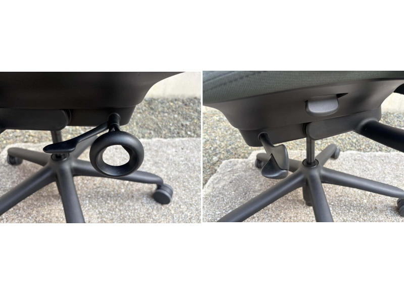 セイルチェア　アジャスタブルアーム付き　ブラック　中古_6