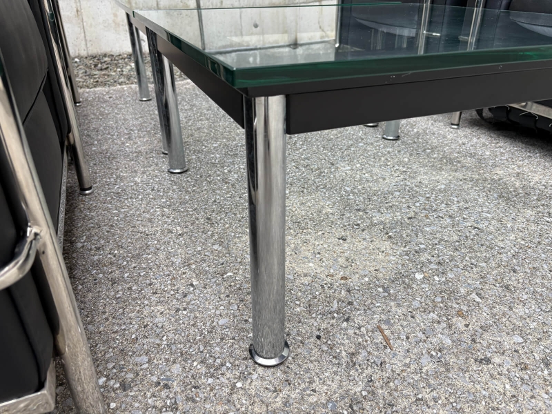 LECBシリーズ　応接6点セット　レザー張り　中古_7