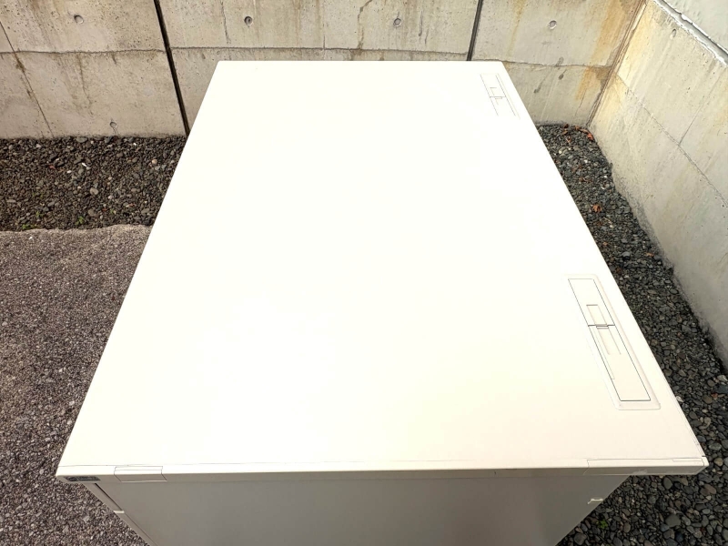 BS+デスクシリーズ　片袖机　W1000/D700　中古_3