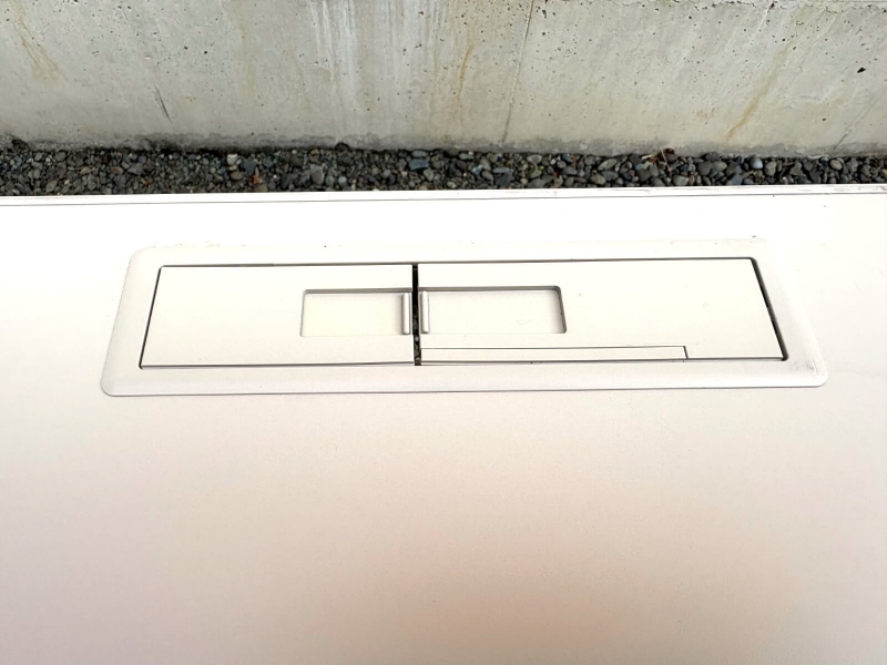 BS+デスクシリーズ　片袖机　W1000/D700　中古_4