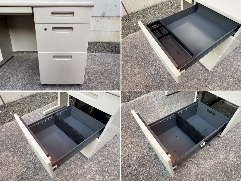 BS+デスクシリーズ　片袖机　W1000/D700　中古_6