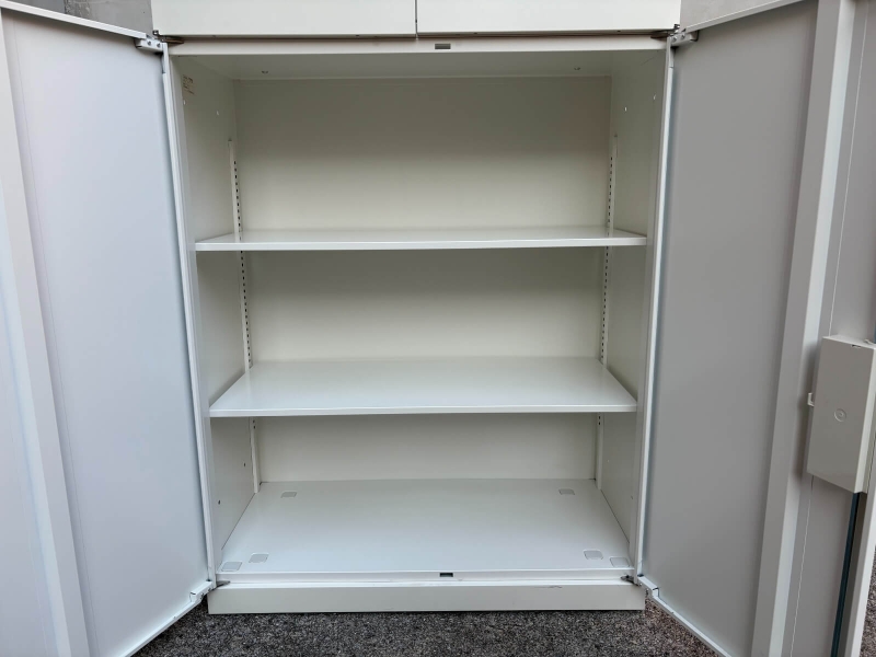 HSウォール　両開+両開キャビネット　上下セット（A4 4段対応） 中古_5