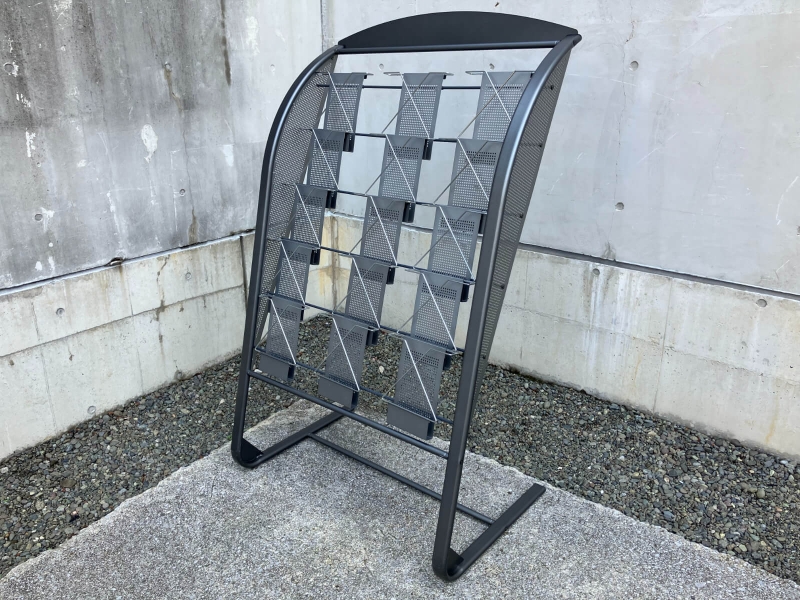 パンフレットスタンド　3列5段　中古_0