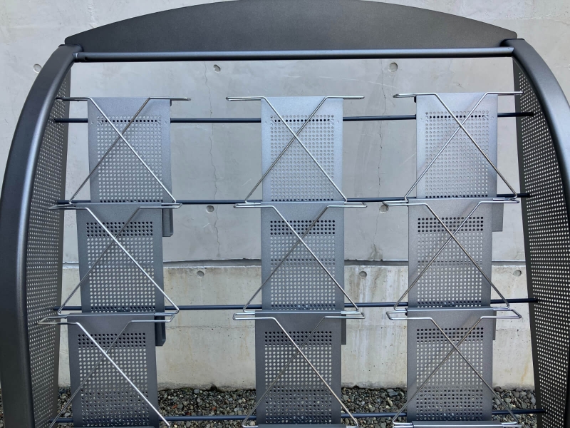 パンフレットスタンド　3列5段　中古_3