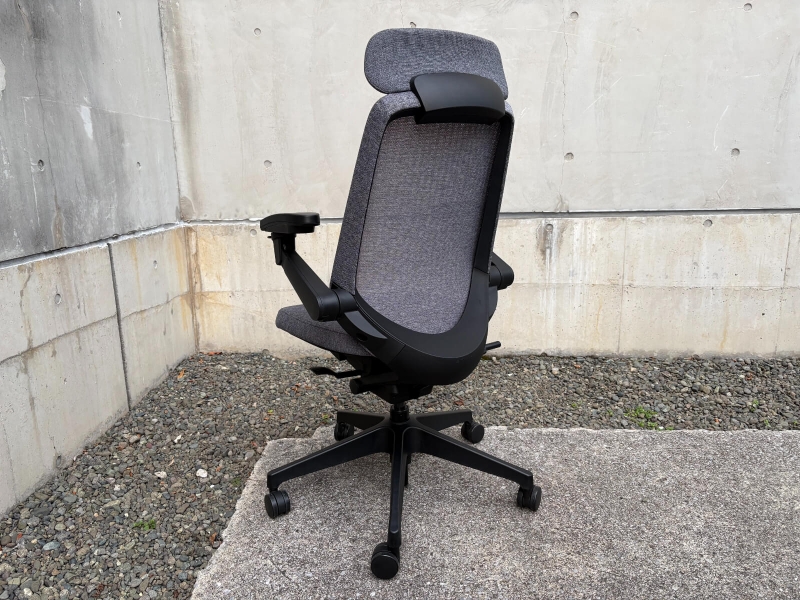 ノートチェア　エクストラハイバック　ダークグレー　中古【2023年製造 美品】_1