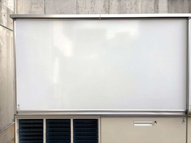 エディア　ホワイトボード扉書庫　4連セット　中古_1