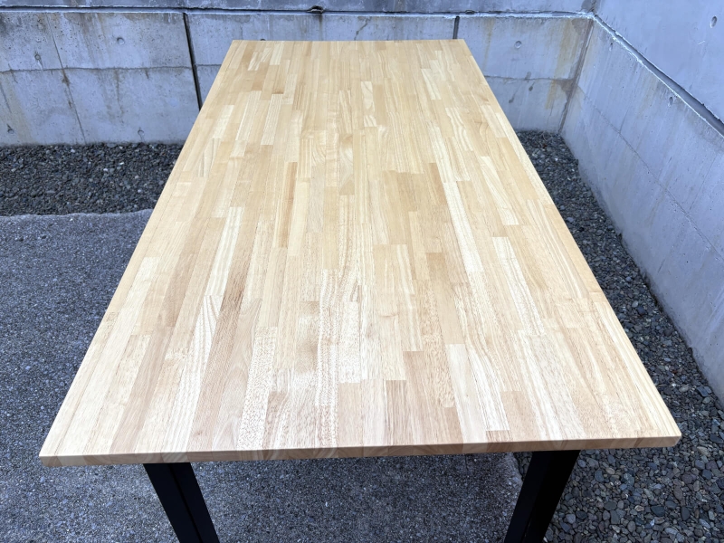 ラバーウッドテーブル　W1600/D800　中古_3