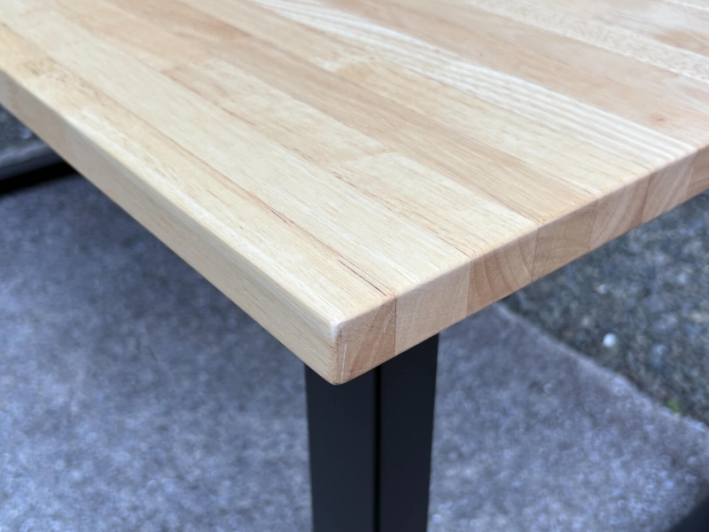 ラバーウッドテーブル　W1600/D800　中古_4
