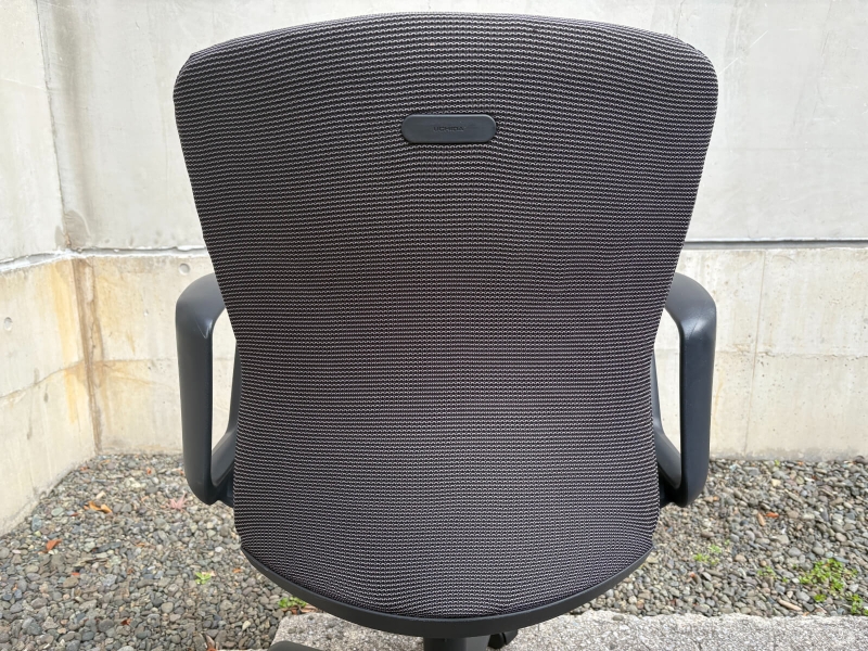 ルディオチェア　ダークグレー　肘付き　中古_2