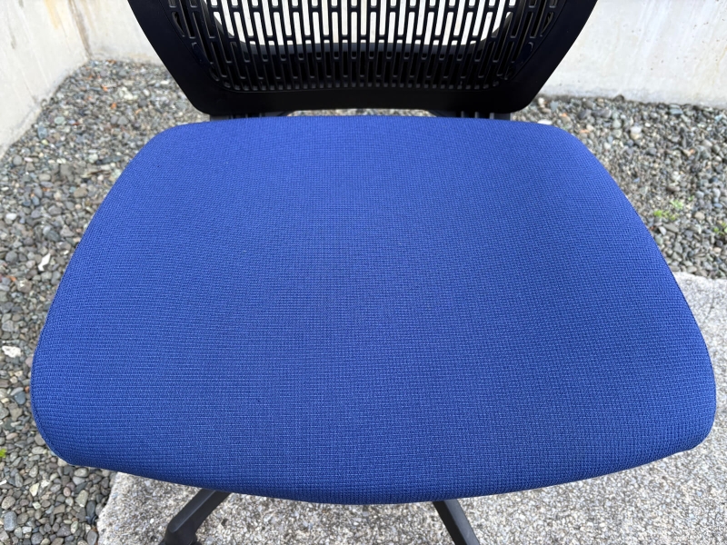 ヴィスコンテチェア 　ハイバック　ブルー　中古_4