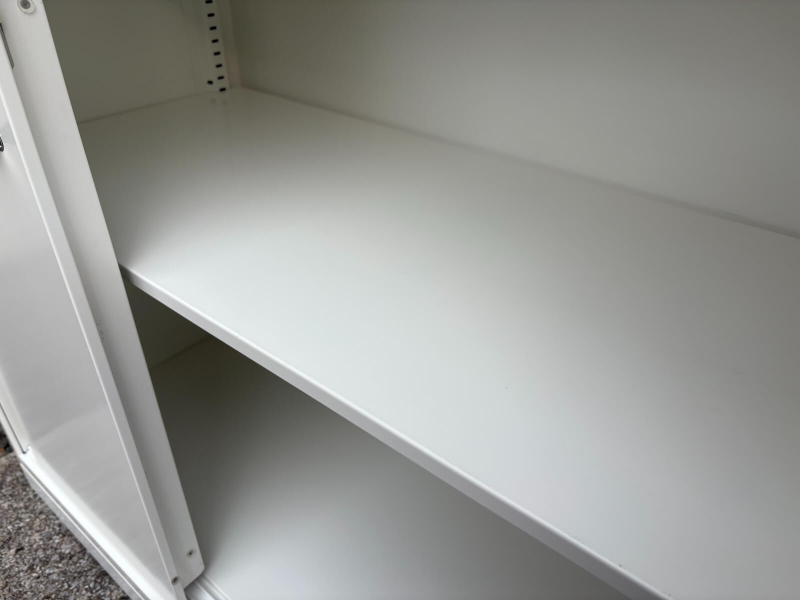 レクトライン　3枚引き違い書庫　H1250　中古_6