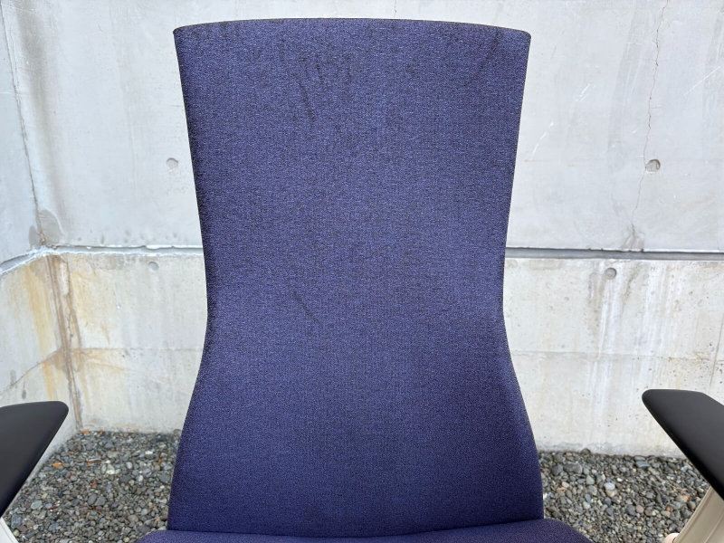 エンボディチェア　ブルー　中古　＊張地スレ有り_3