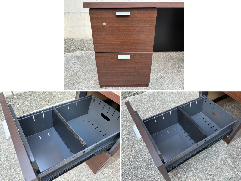 役員用デスク　EJ-160DA　W1600/D800　中古_6