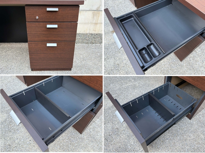 役員用デスク　EJ-160DA　W1600/D800　中古_7