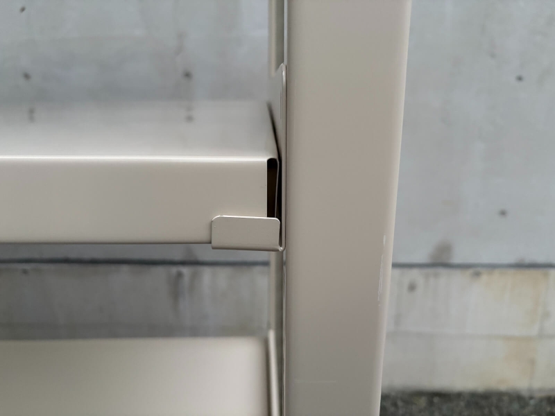 中量ボルトレスラック　300㎏耐荷/段　W1250/D750/H1800㎜　中古_3