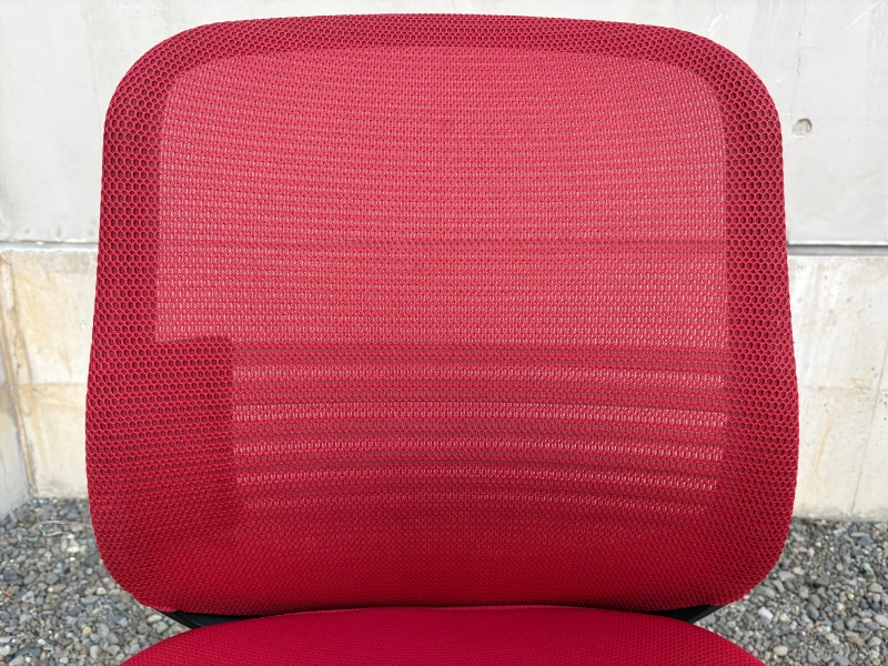 シロッコチェア　ランバーサポート付き　レッド　中古_3