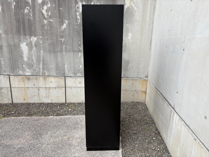 8人用パーソナルロッカー　ダイヤル錠（非常開錠キー付き）　ブラック　中古_2