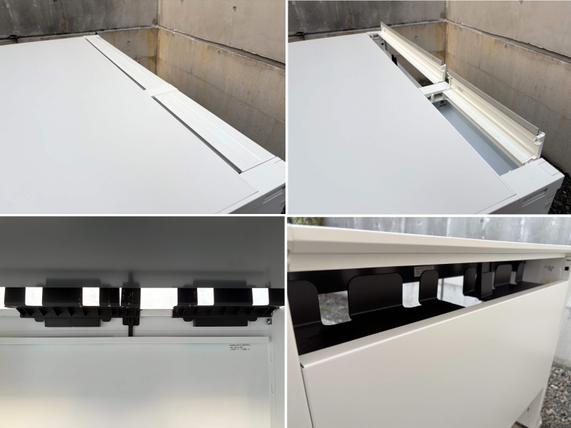 ISデスクシリーズ　片袖机　W1000/D600㎜　中古_4