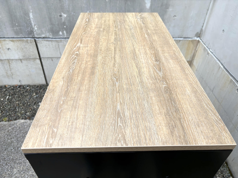 4人用パーソナルロッカー　ダイヤル錠（非常開錠キー付き）　ブラック　中古_3