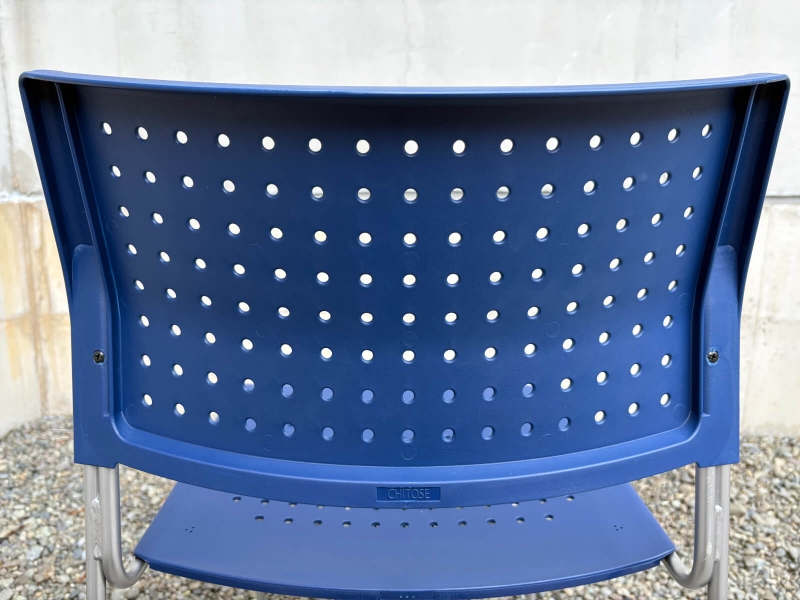 ライタス　スタッキングチェア　ブルー　中古_3