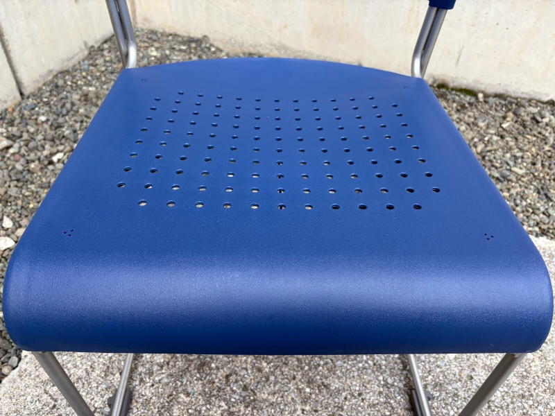 ライタス　スタッキングチェア　ブルー　中古_5