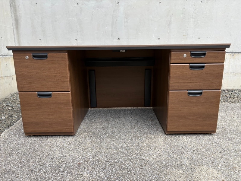 DX-4Nシリーズ　エグゼクティブデスク　W1600　中古_1