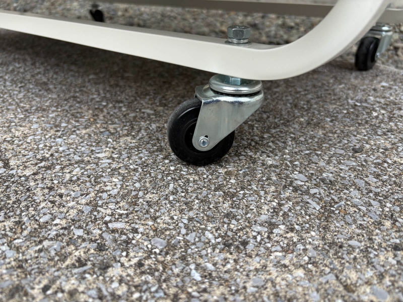 マガジンラック　W900/D450/H1150㎜　キャスター付き　中古_6