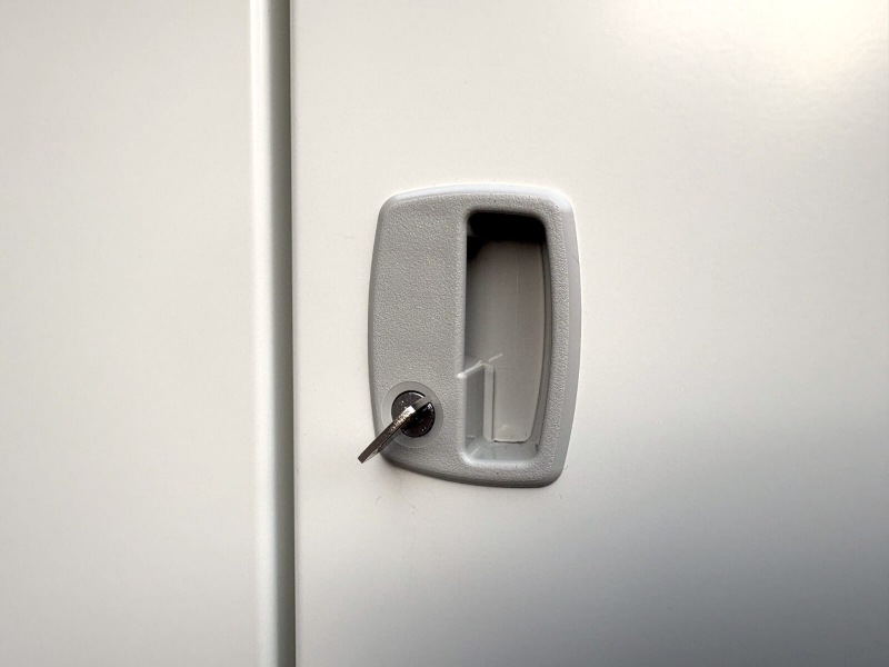 12人用ロッカー　KL-H34K　ホワイト　中古_6