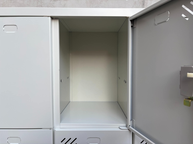 12人用ロッカー　KL-H34K　ホワイト　中古_7