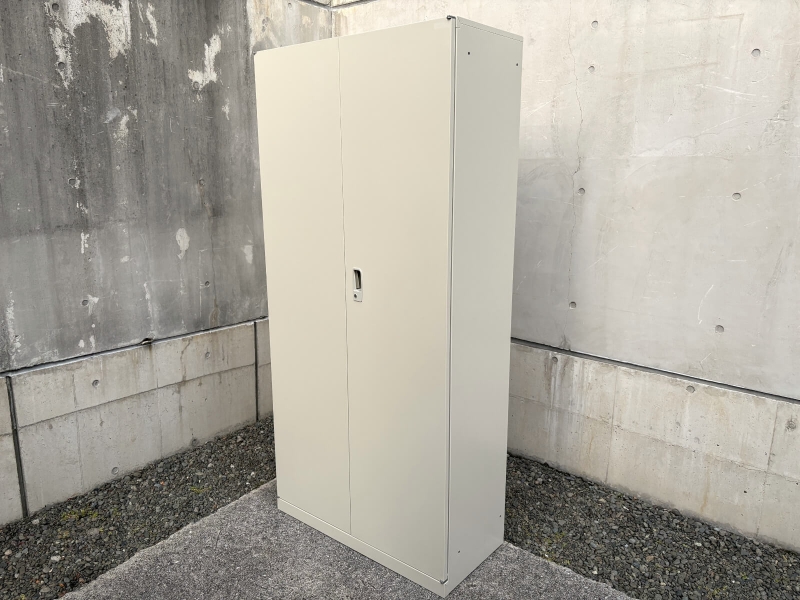 両開き書庫　ANG-36H（A4 5段対応）　ニューグレー　中古_0