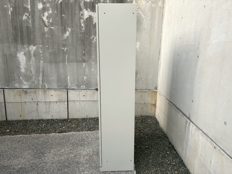 両開き書庫　ANG-36H（A4 5段対応）　ニューグレー　中古_1