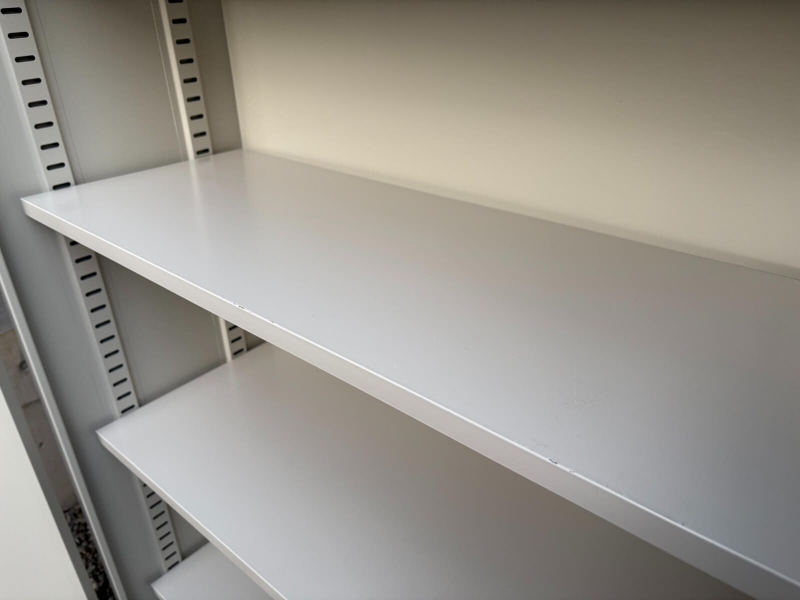 両開き書庫　ANG-36H（A4 5段対応）　ニューグレー　中古_5