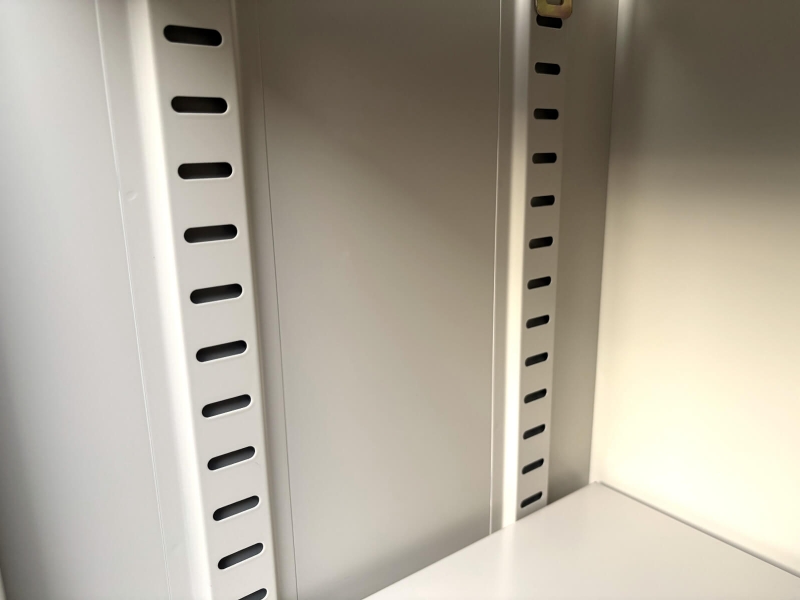 両開き書庫　ANG-36H（A4 5段対応）　ニューグレー　中古_7