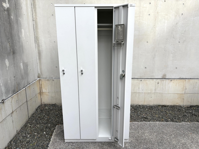 4人用ロッカー　SL-42　ホワイト　中古_3