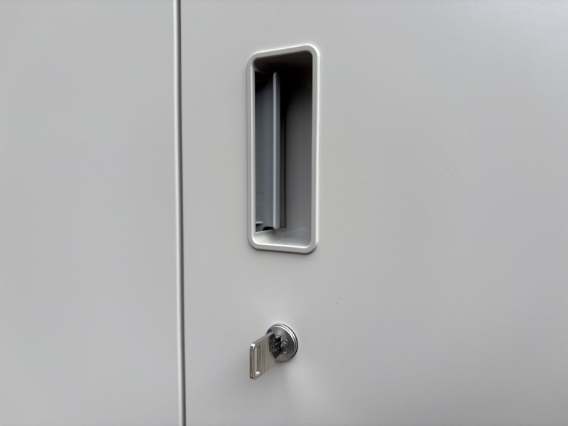 シンラインキャビネット　両開+3段ラテラル（A4 6段対応）　現行モデル　中古_2