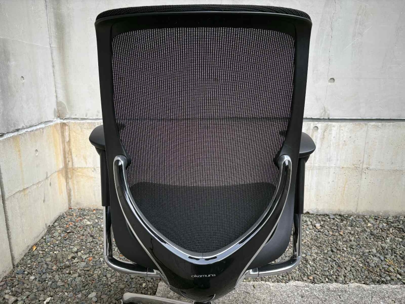 ゼファーチェア 　メッシュタイプ　ブラック　中古【肘パッド新品】_2