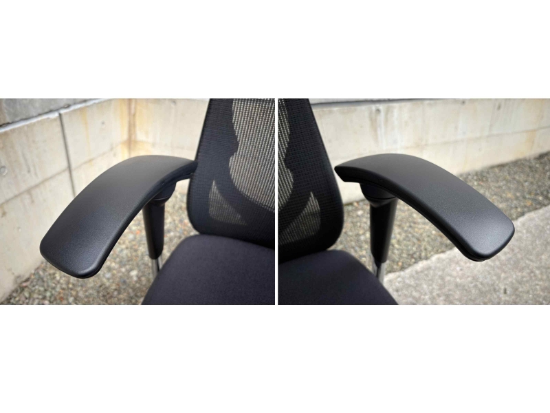 ゼファーチェア 　メッシュタイプ　ブラック　中古【肘パッド新品】_4
