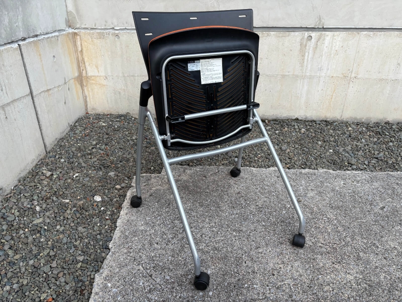マノスチェア　ブラック×オレンジ　中古_7