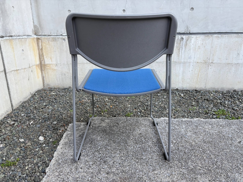 スタッキングチェア　KLT-210CK　ブルー　中古_2