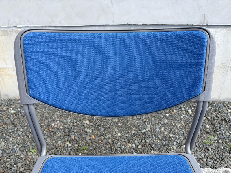 スタッキングチェア　KLT-210CK　ブルー　中古_3