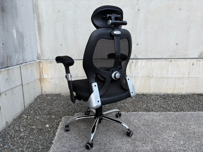 ヘッドレスト付き　パソコンチェア　中古_1