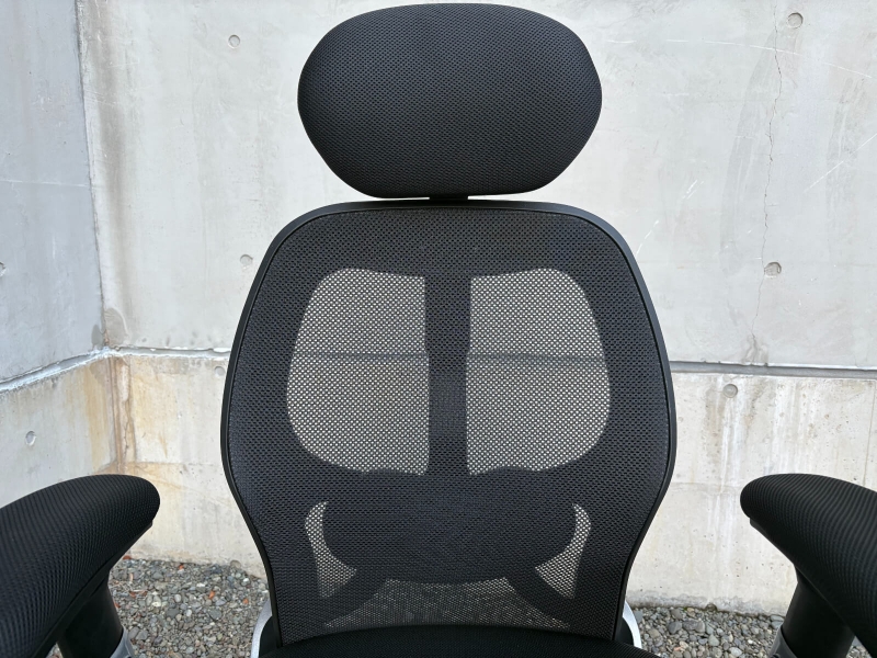 ヘッドレスト付き　パソコンチェア　中古_2