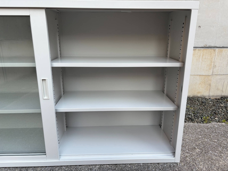 53タイプ　ガラス引違い書庫　TS-53G　中古_6