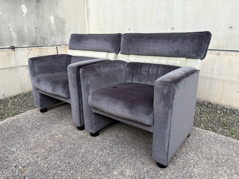 1人掛けソファ　2点セット　中古