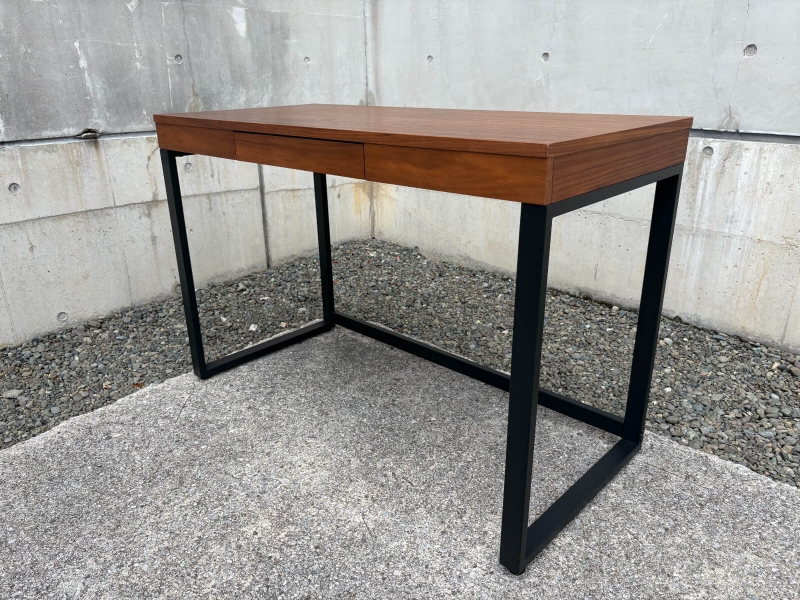 ウォルナットデスク　T-2546　W1100/D500/H725㎜　中古